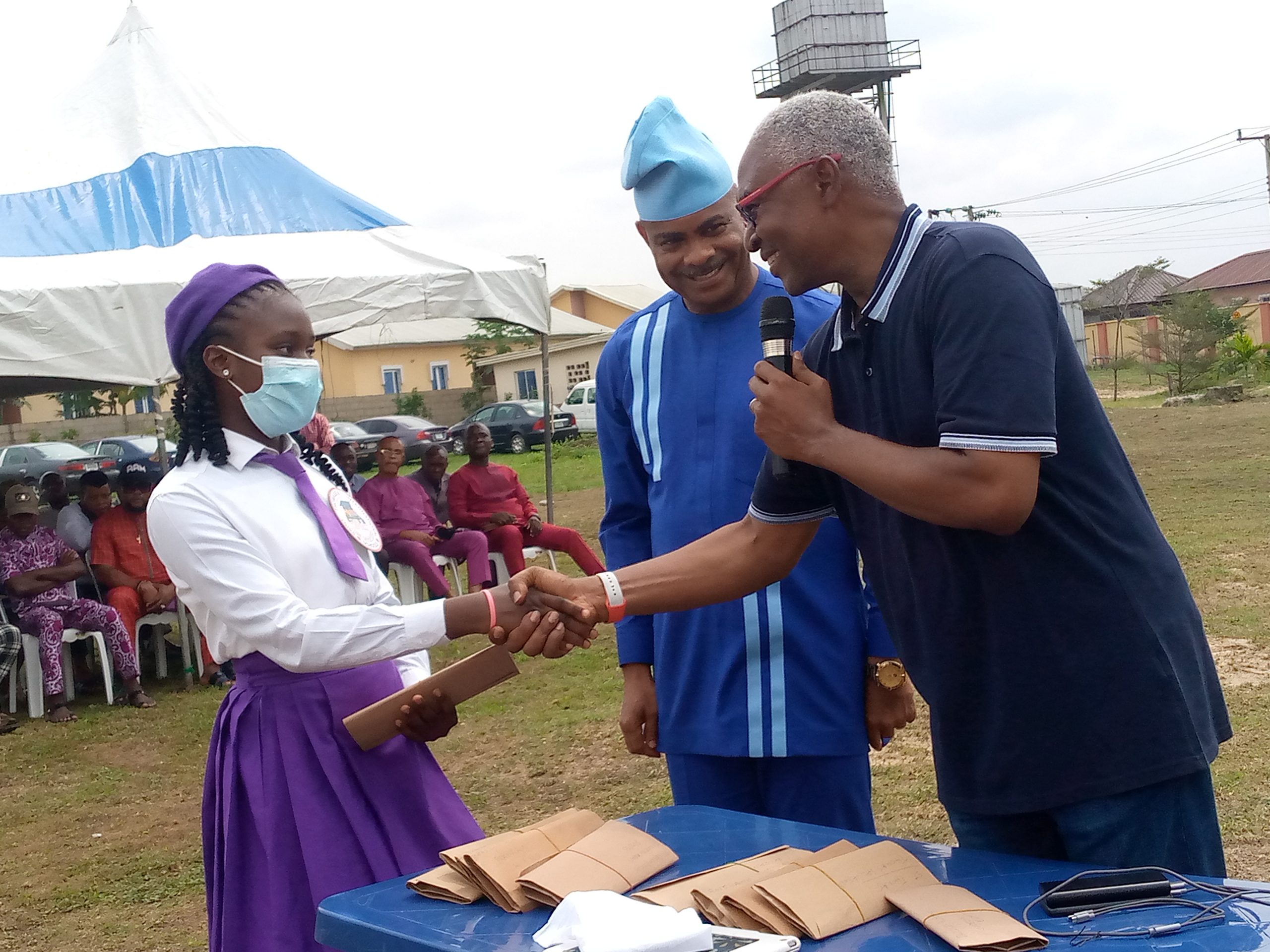 Jubilations as Nya-Etok redeems scholarship pledge to 58 Akwa Ibom students