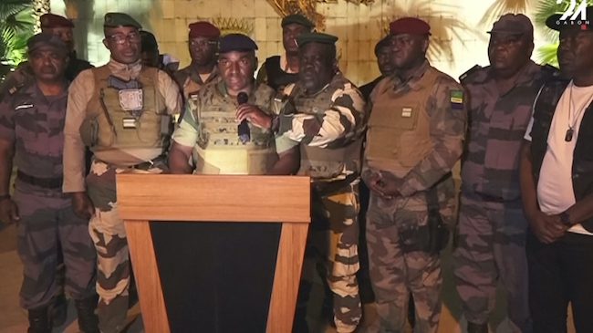 Gabon army officers declare coup, President Ali Bongo detained