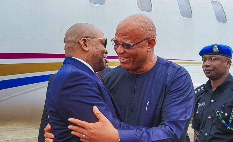 • Former Governor, Udom Emmanuel & Gov. Umo Eno