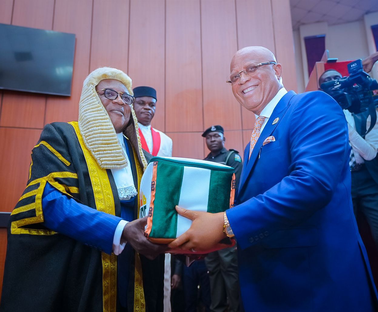 Gov Eno presents N955 billion 2025 budget to state assembly 1 Gov Eno presents N955 billion 2025 budget to state assembly