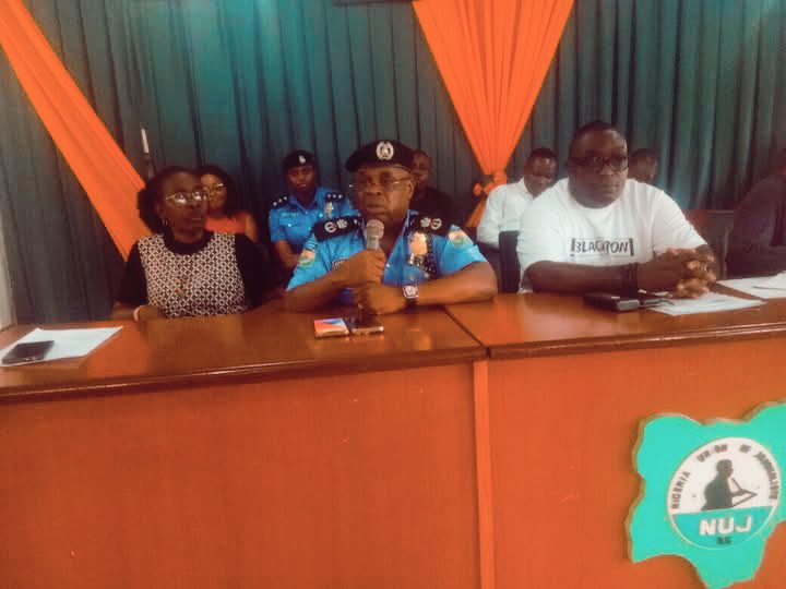 Akwa Ibom CP appeals for public support to aid effective policing 3 • CP Azare, Chairman NUJ, Comrade Amos Etuk, & others on Thursday