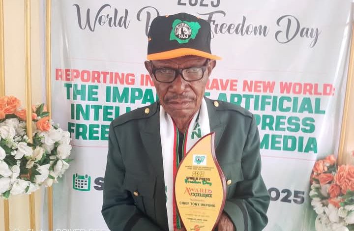 NUJ honours Tony Ukpong for contributions to democracy, journalism