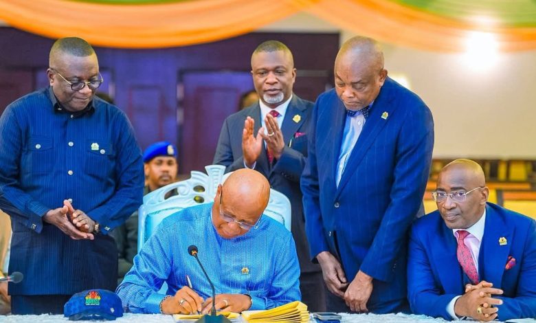 Gov Eno signs N695bn supplementary budget