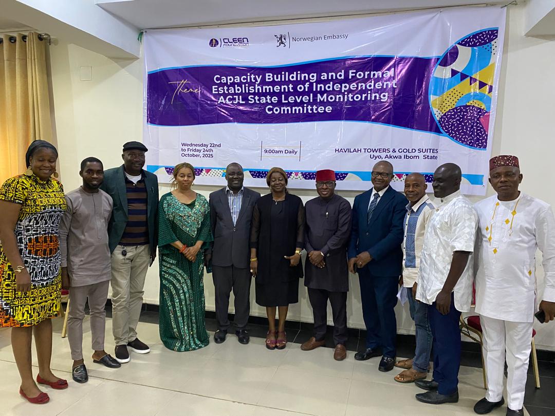 CLEEN Foundation inaugurates working group to enhance criminal justice system in Akwa Ibom
