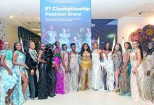 • E1 Championship Fashion Show models. Photo: E1 Championship Fashion Show