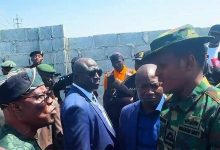 • Wike & Lieutenant A.M. Yerima during the altercation