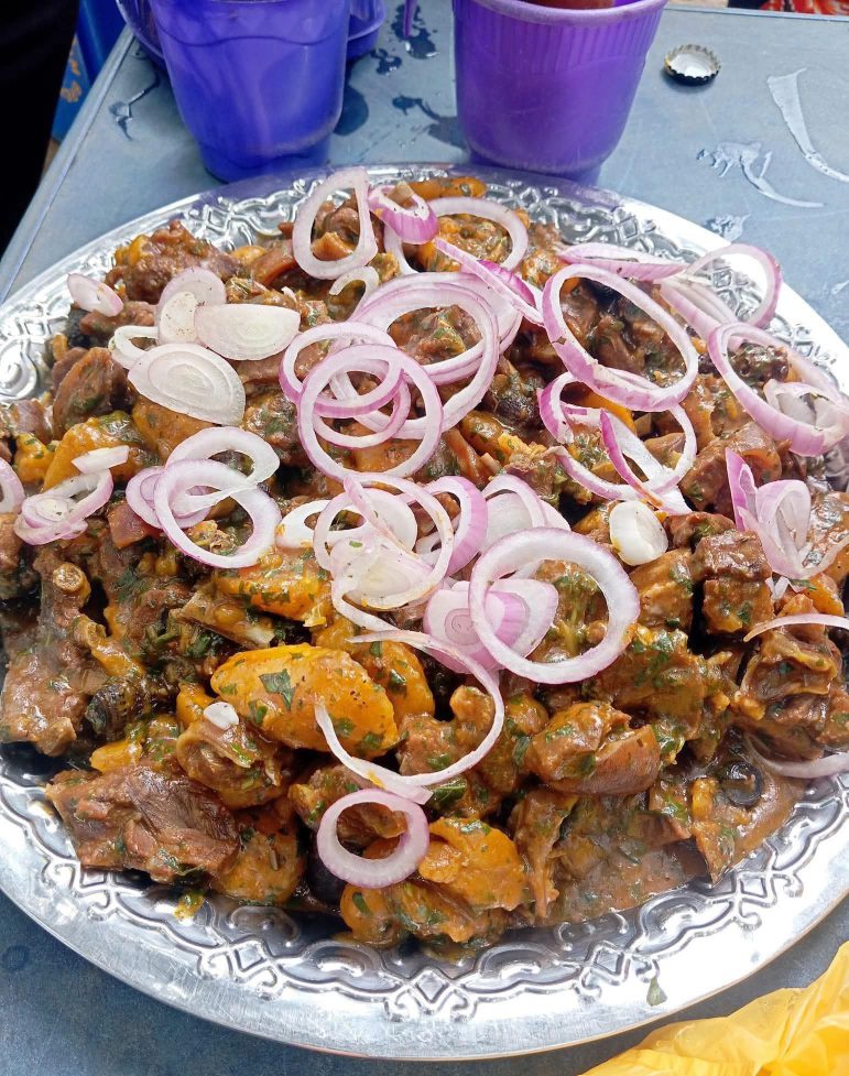 • Dog meat delicacy
