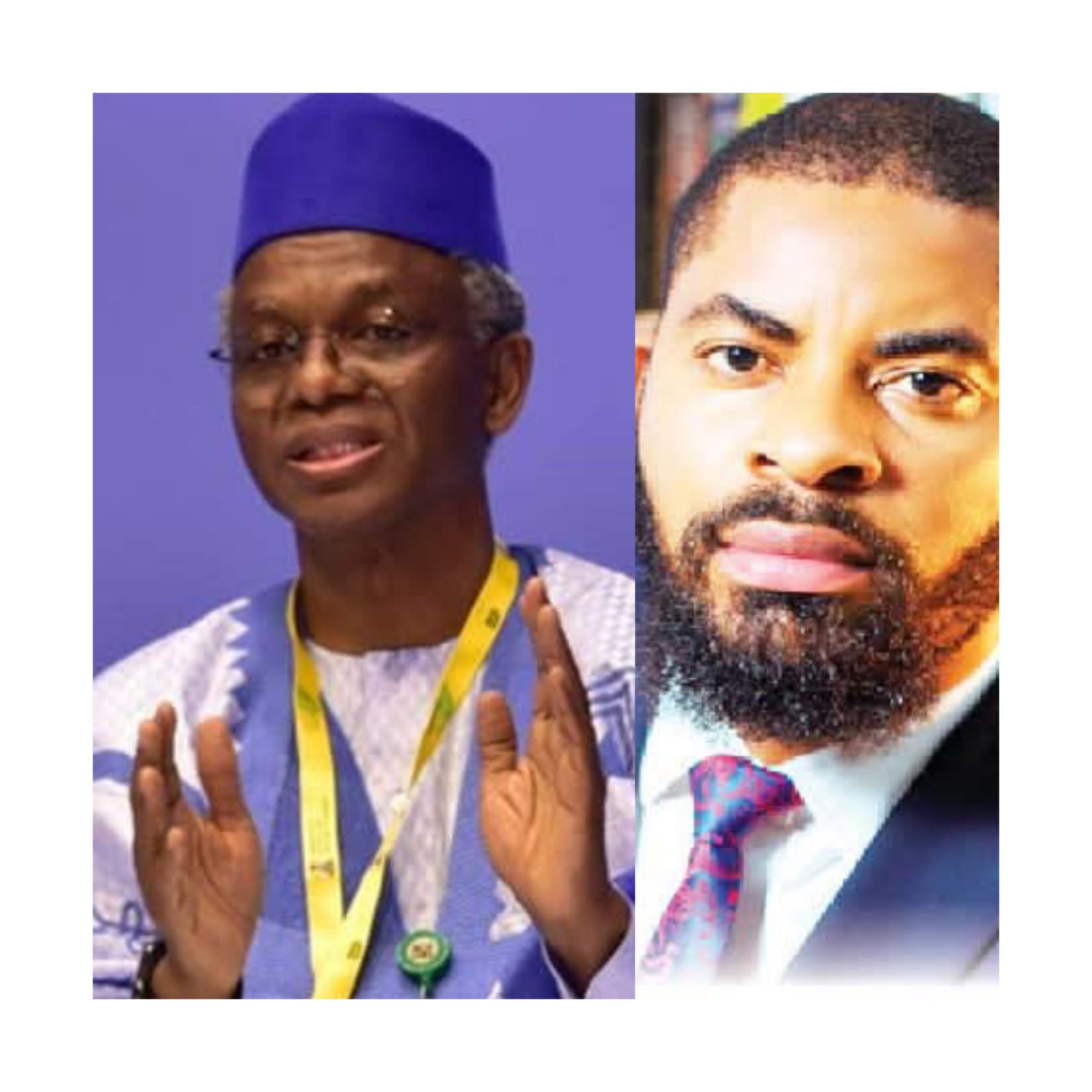 • Mixed photos of Deji Adeyanju & Nasir El-Rufai