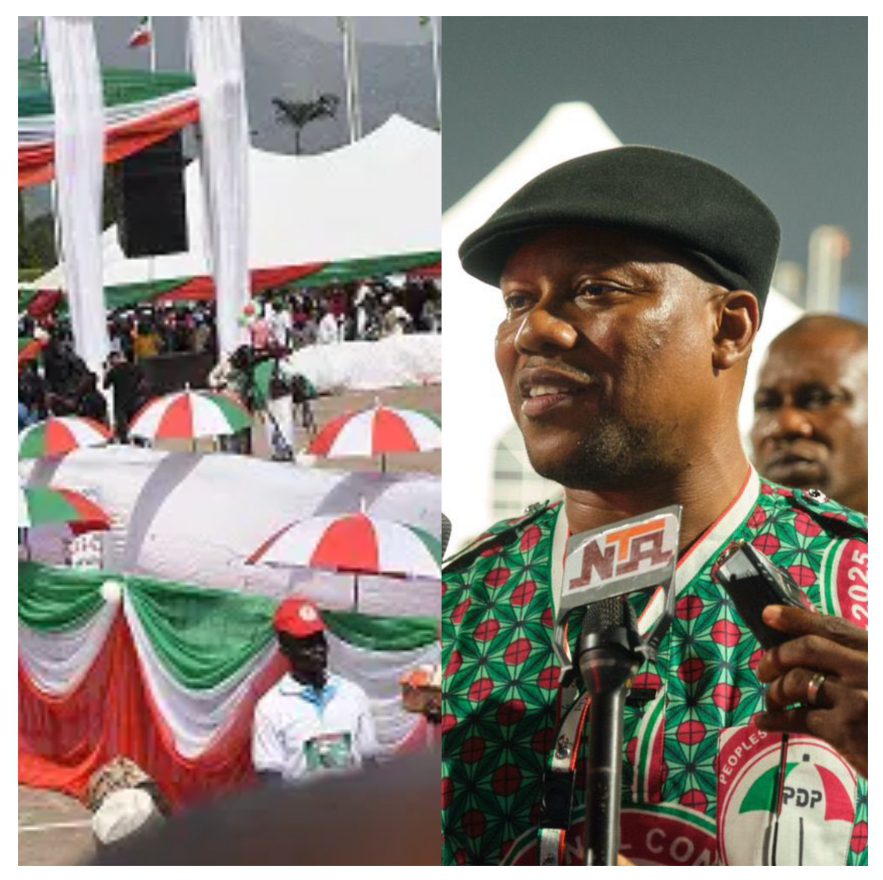 • Comrade Ini Ememobong (R)