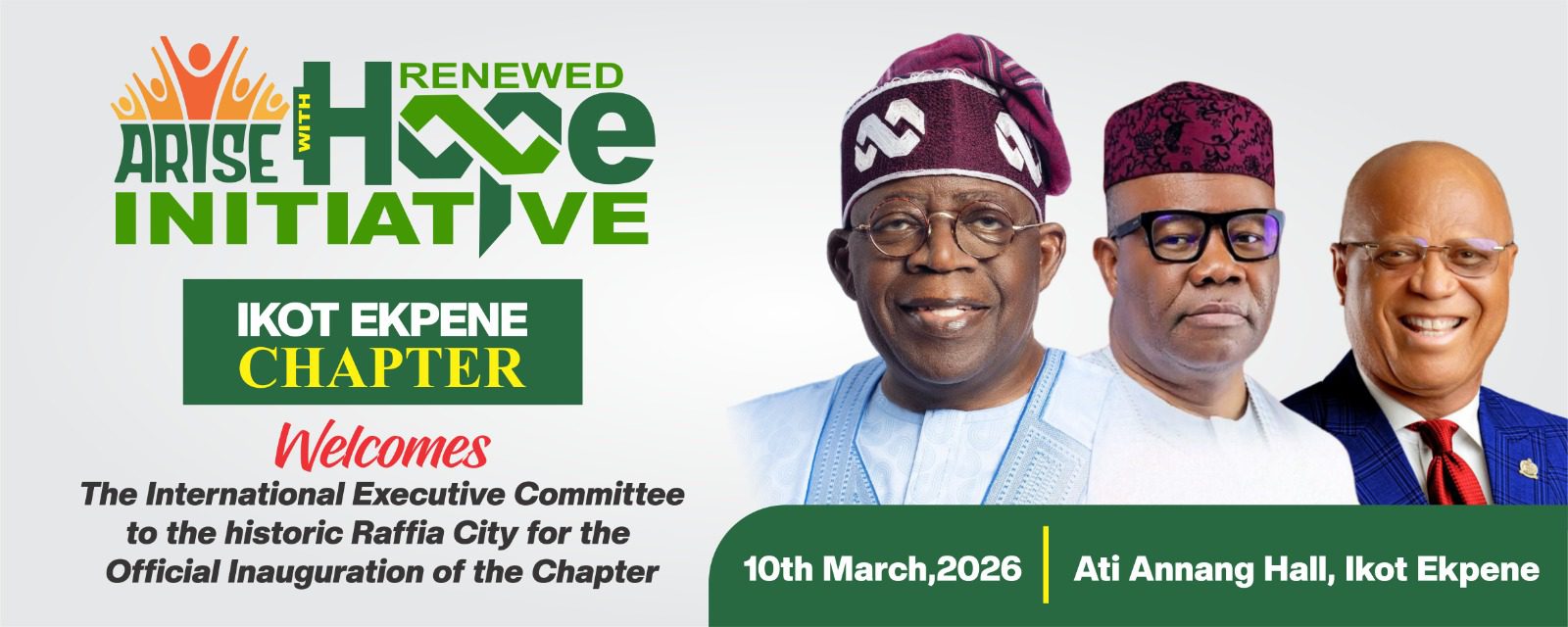 Ikot Ekpene set to receive Arise with Renewed Hope Initiative EXCOs