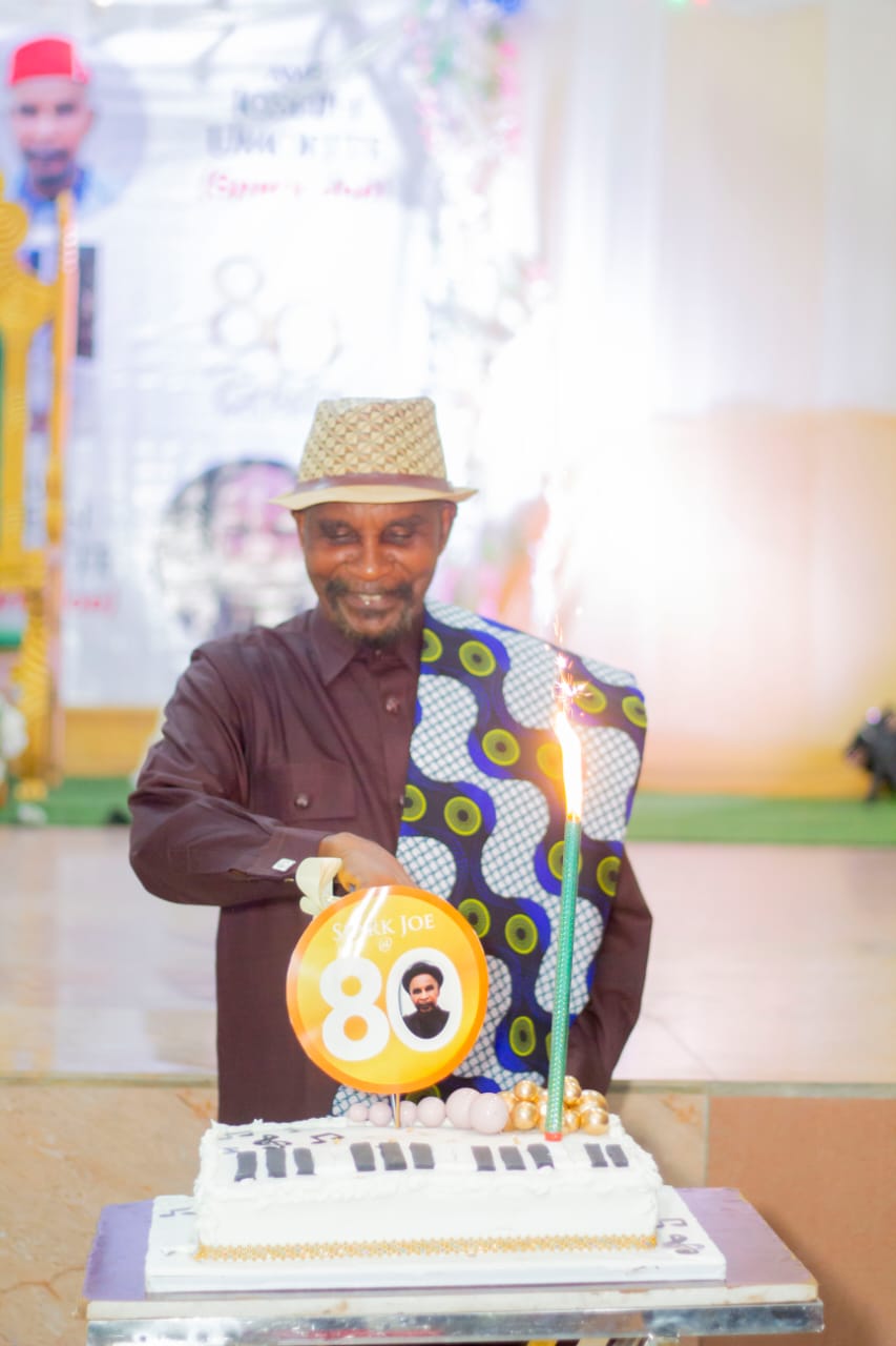 Amb. Joseph Umoette marks 80th birthday in style 1 • Umoette