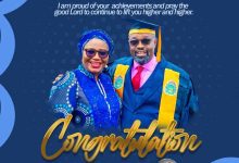 Lady Iniobong Otong congratulates Prince Akpabio on Master's degree conferment