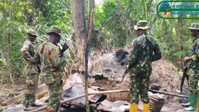 Troops dismantle ‘10 illegal refining sites, arrest nine’ in Akwa Ibom, Rivers