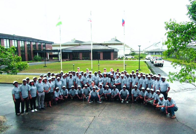 Staff of ALSCON presently engaged in conducting skeletal functions to keep the plant operation - ready pending resolution of all issues.