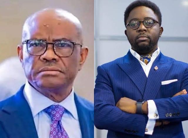 • Mixed photos of Okinbaloye & Wike