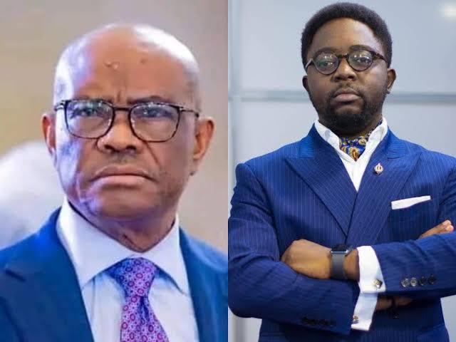 • Mixed photos of Okinbaloye & Wike