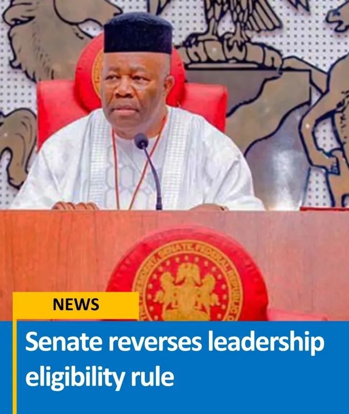 Volte-face: Senate reverses leadership eligibility rule
