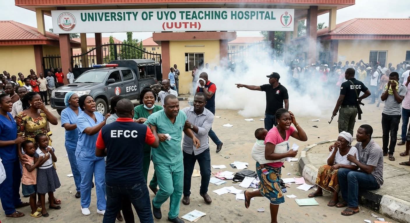 We raided Uyo teaching hospital to verify medical report presented by suspect — EFCC