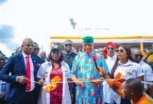 Oron agog as Gov Eno commissions Model PHC, projects 
