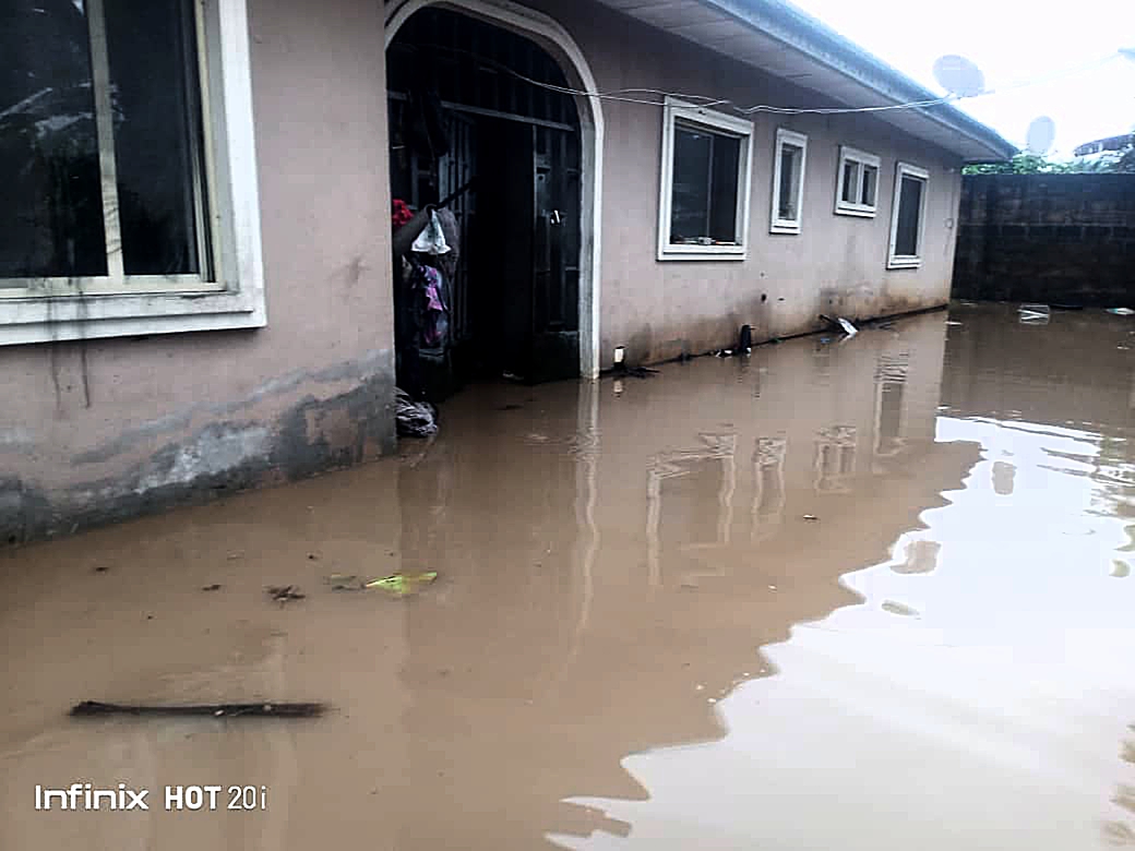 Devastating flood ravages homes in Abak 1 Devastating flood ravages homes in Abak