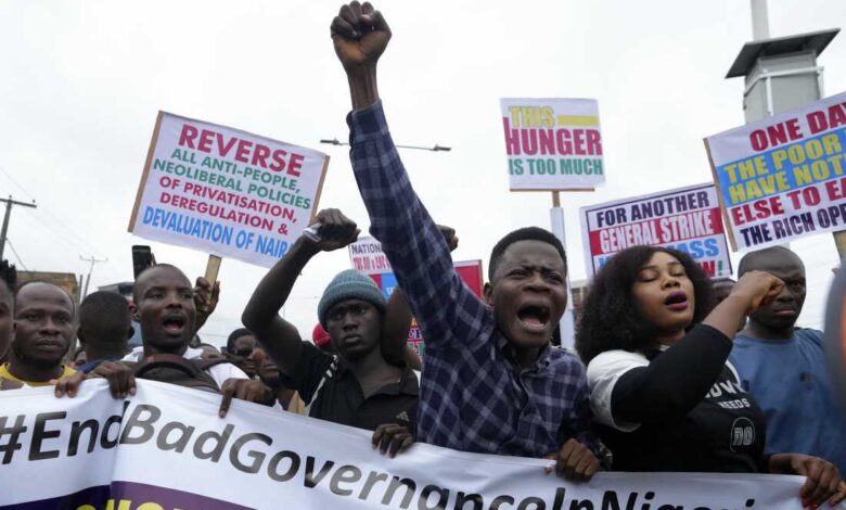 Nigeria: Poor Citizens in a Rich Nation—The Paradox We Must End 1 • File: One of the protests against hardship on the street of Lagos, Nigeria
