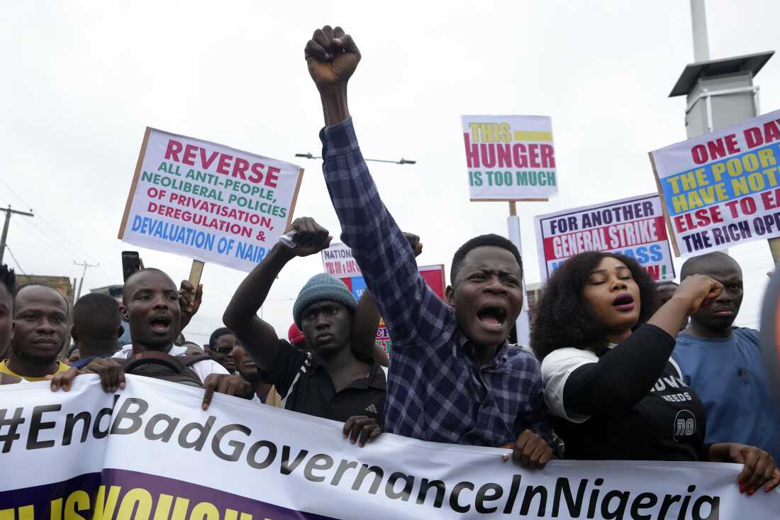 Nigeria: Poor Citizens in a Rich Nation—The Paradox We Must End 1 • File: One of the protests against hardship on the street of Lagos, Nigeria