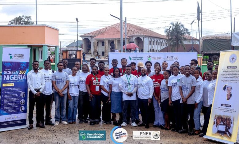 • Participants at the 2026 world Hepatitis Day celebration organized by OncoBridge foundation