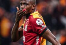 Osimhen dedicates goal to newborn daughter in 4-0 Galatasaray win